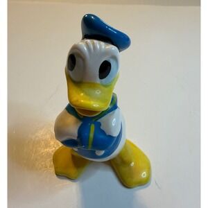 Vintage Walt Disney Productions Donald Duck Ceramic Figurine 1980 Japan